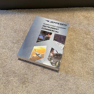 Jeppesen Instrument Commercial Guided Flight Discovery Softcover Book 2016 EUC